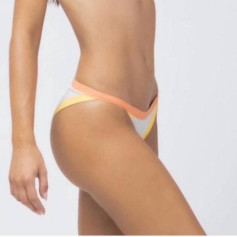 NWT L*Space Vacay Ribbed Colorblock Swim Bottom - XS​